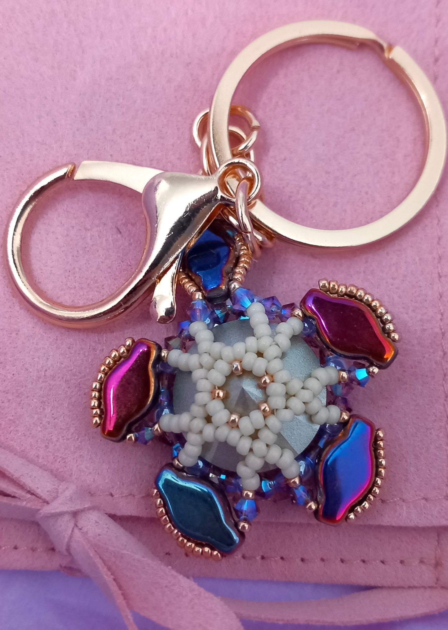 Portachiavi Tartaruga Multicolor "Caretta"