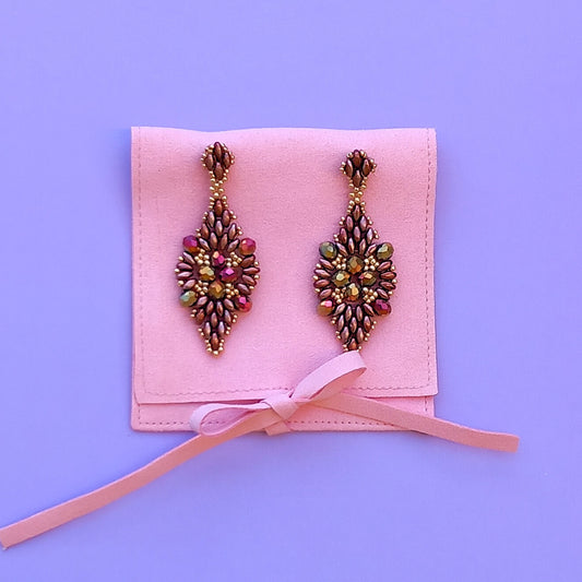 Orecchini Pendente Lobo "Losanga"