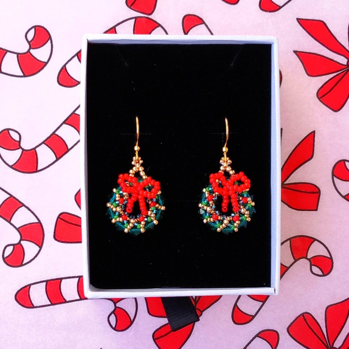 Orecchini Pendente "Ghirlanda di Natale"