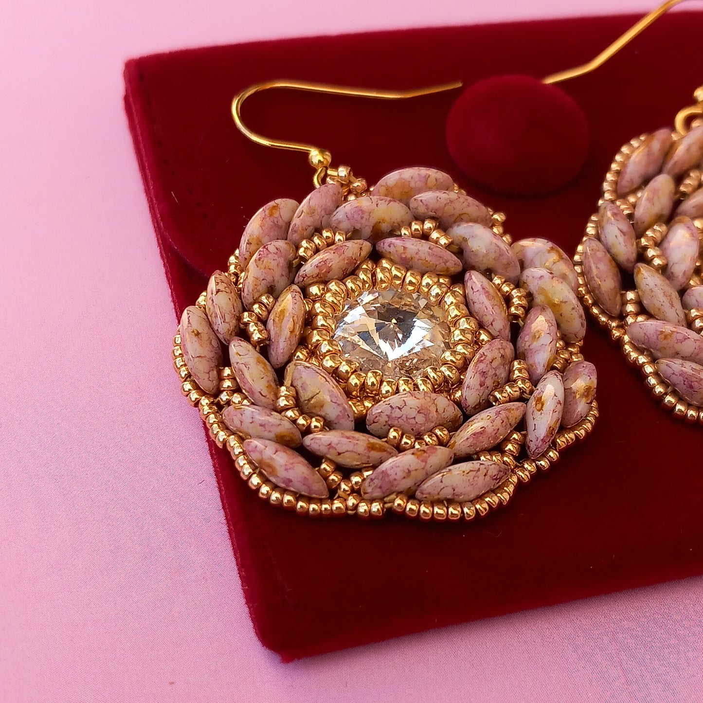 Orecchini Pendente "Rosa"