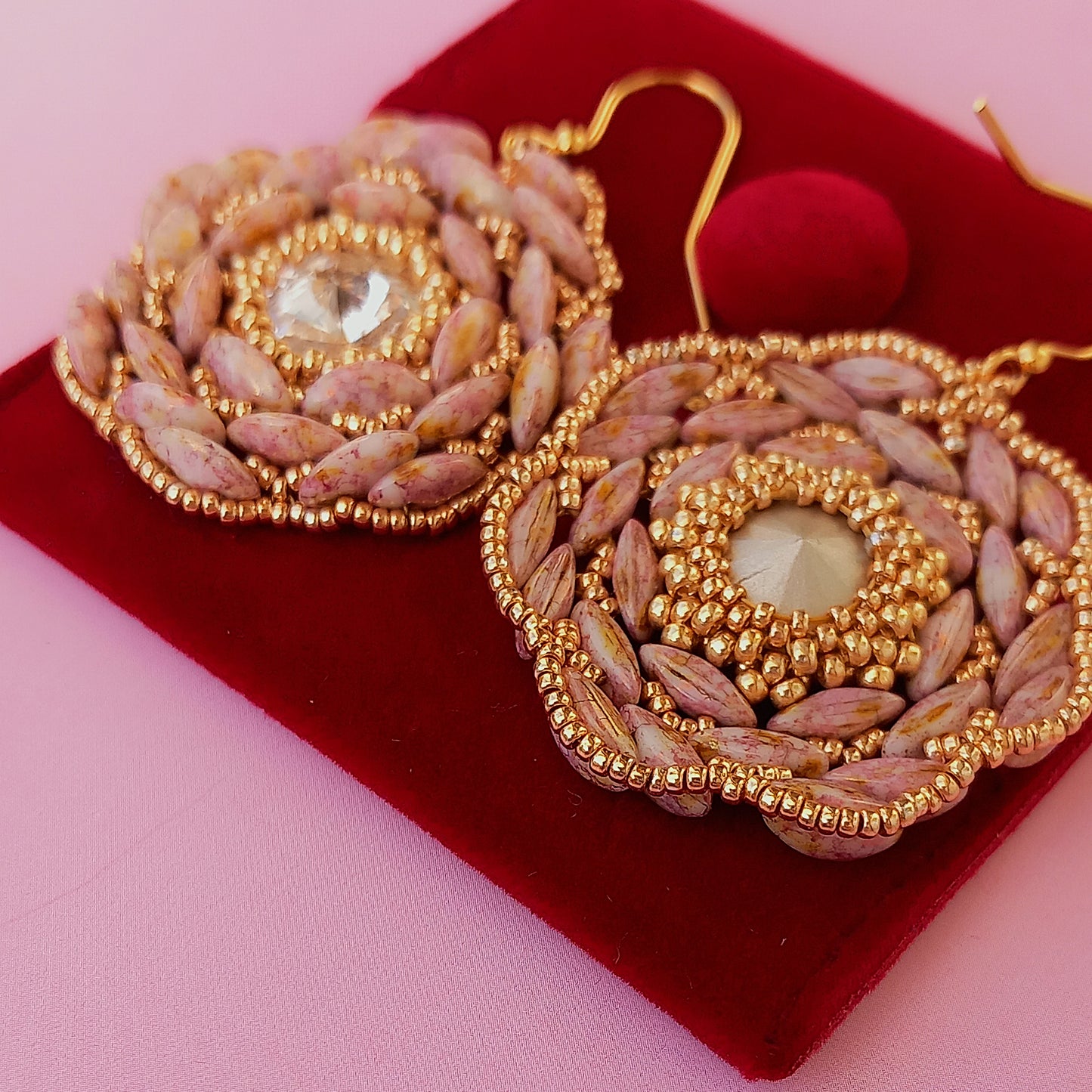 Orecchini Pendente "Rosa"