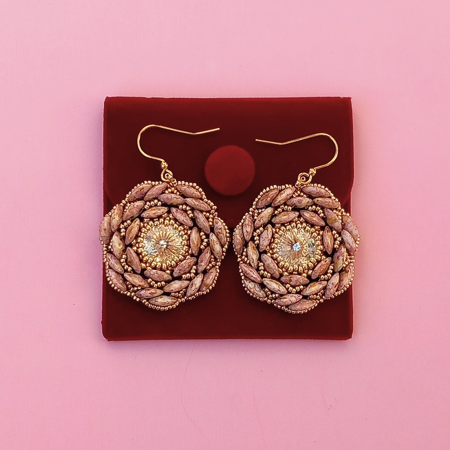 Orecchini Pendente "Rosa"